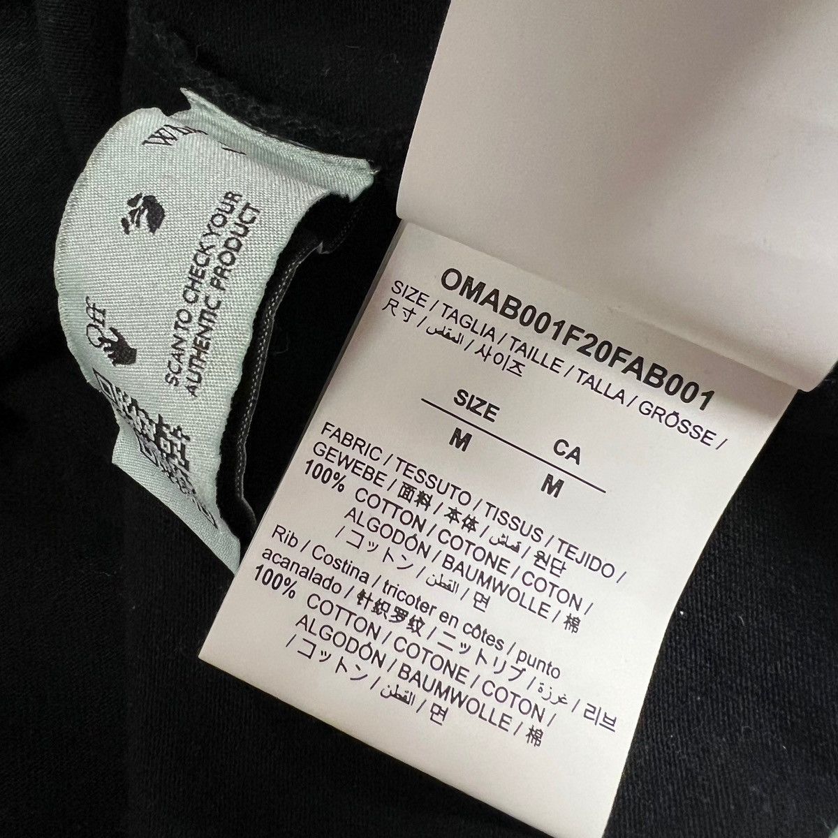 Off-White Off-White Pascal Skeleton Black Long Sleeve T Shirt Size US M / EU 48-50 / 2 - 6 Thumbnail