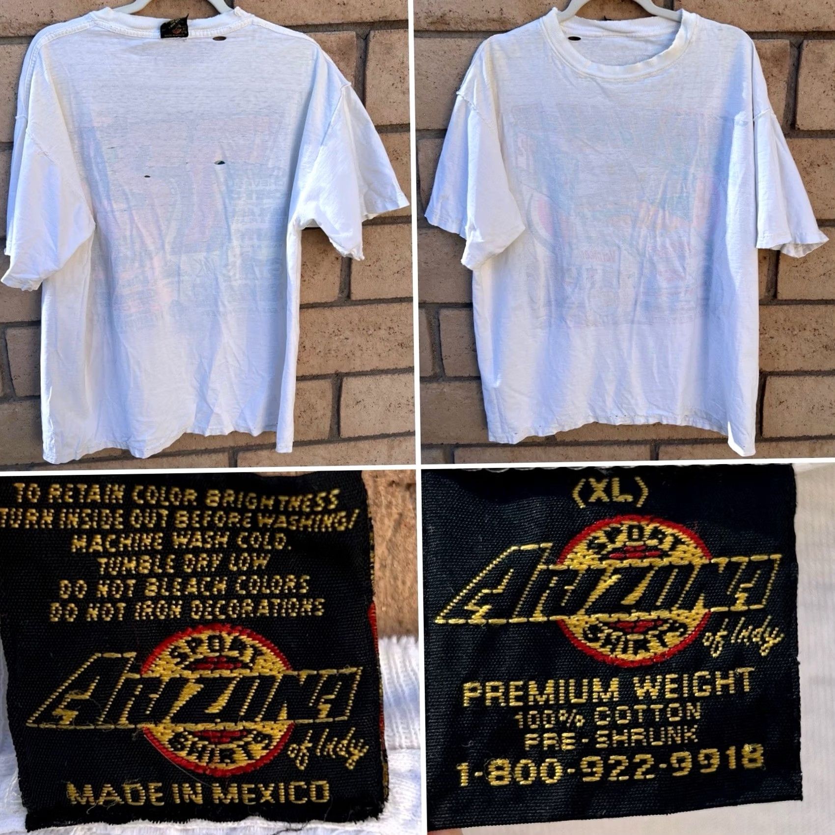 Vintage VINTAGE 1994 Duane Bonini Jr 72 Sprint Car Racing Shirt XL Worn Holes Size US XL / EU 56 / 4 - 7 Thumbnail