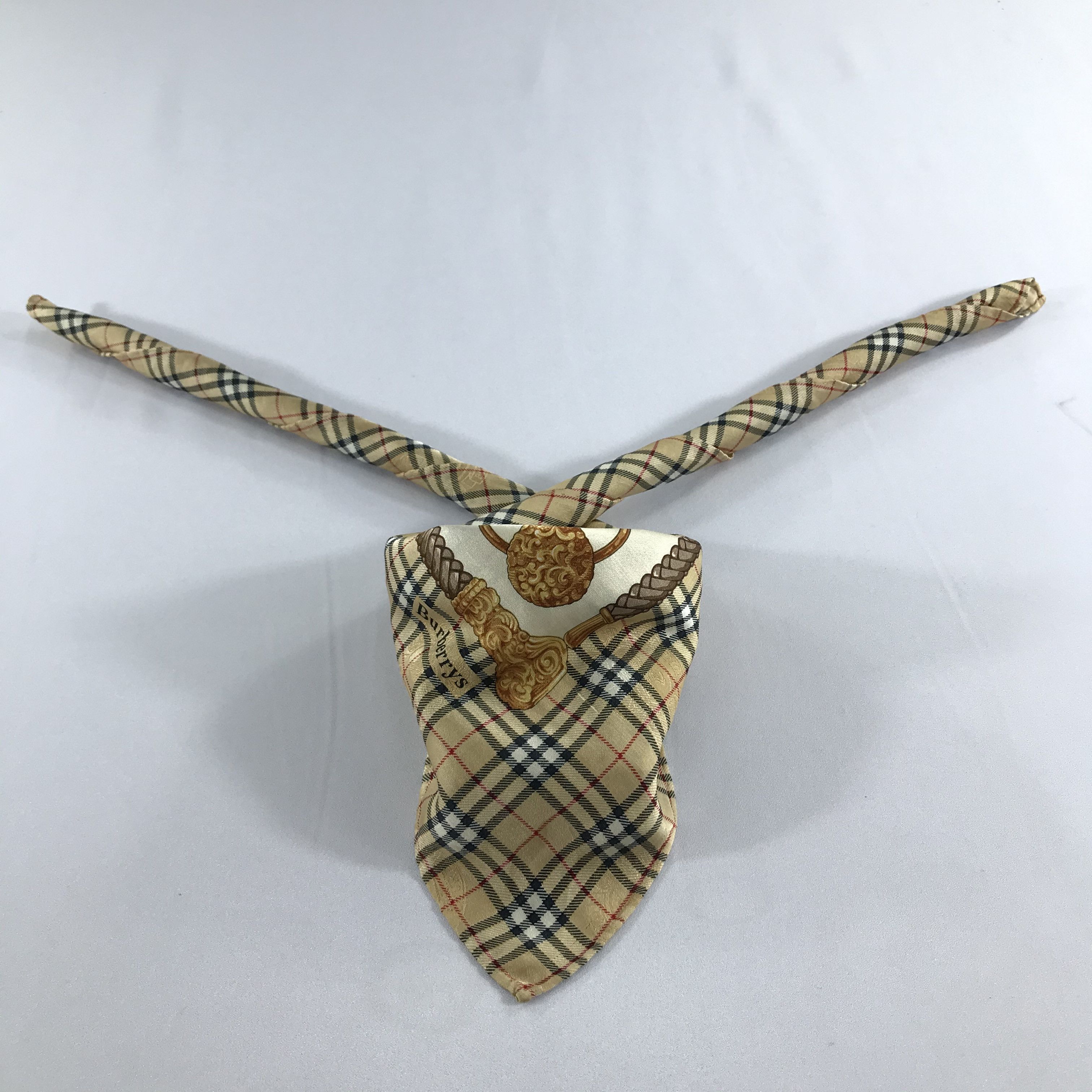 Burberry Burberrys Canes Handkerchief Neckerchief Bandana H729 Size ONE SIZE - 2 Thumbnail
