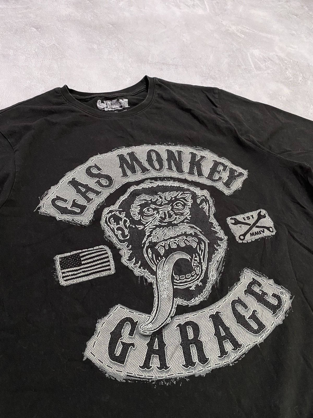 Other 🛣️ T-Shirt Gas Monkey Garage Big Logo Size US XL / EU 56 / 4 - 2 Thumbnail