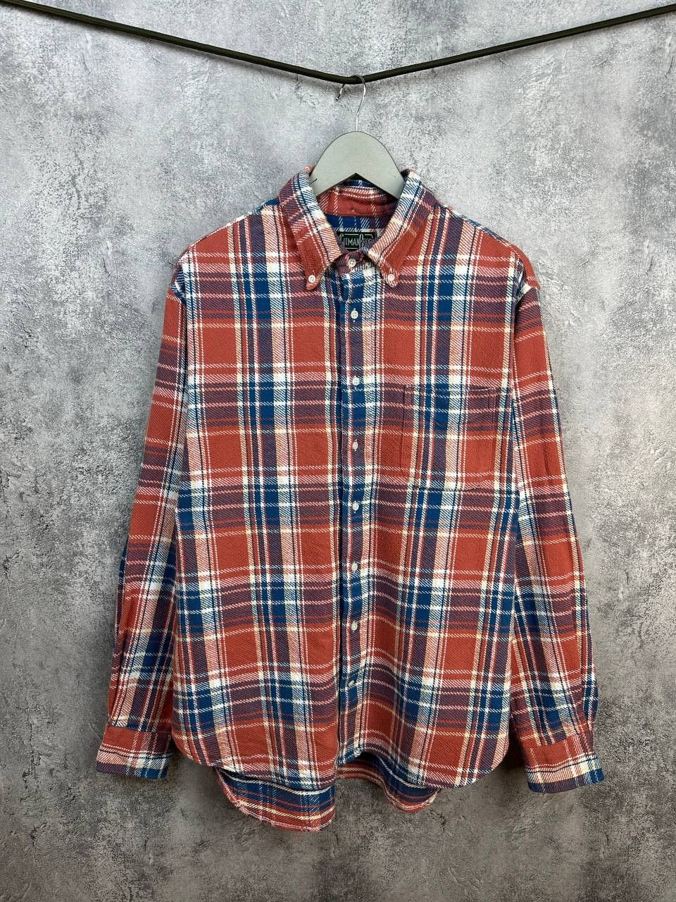 Gitman Bros. Vintage Gitman Bros Vintage California Triple Yarn Flannel Shirt USA Size US XL / EU 56 / 4 - 1 Thumbnail