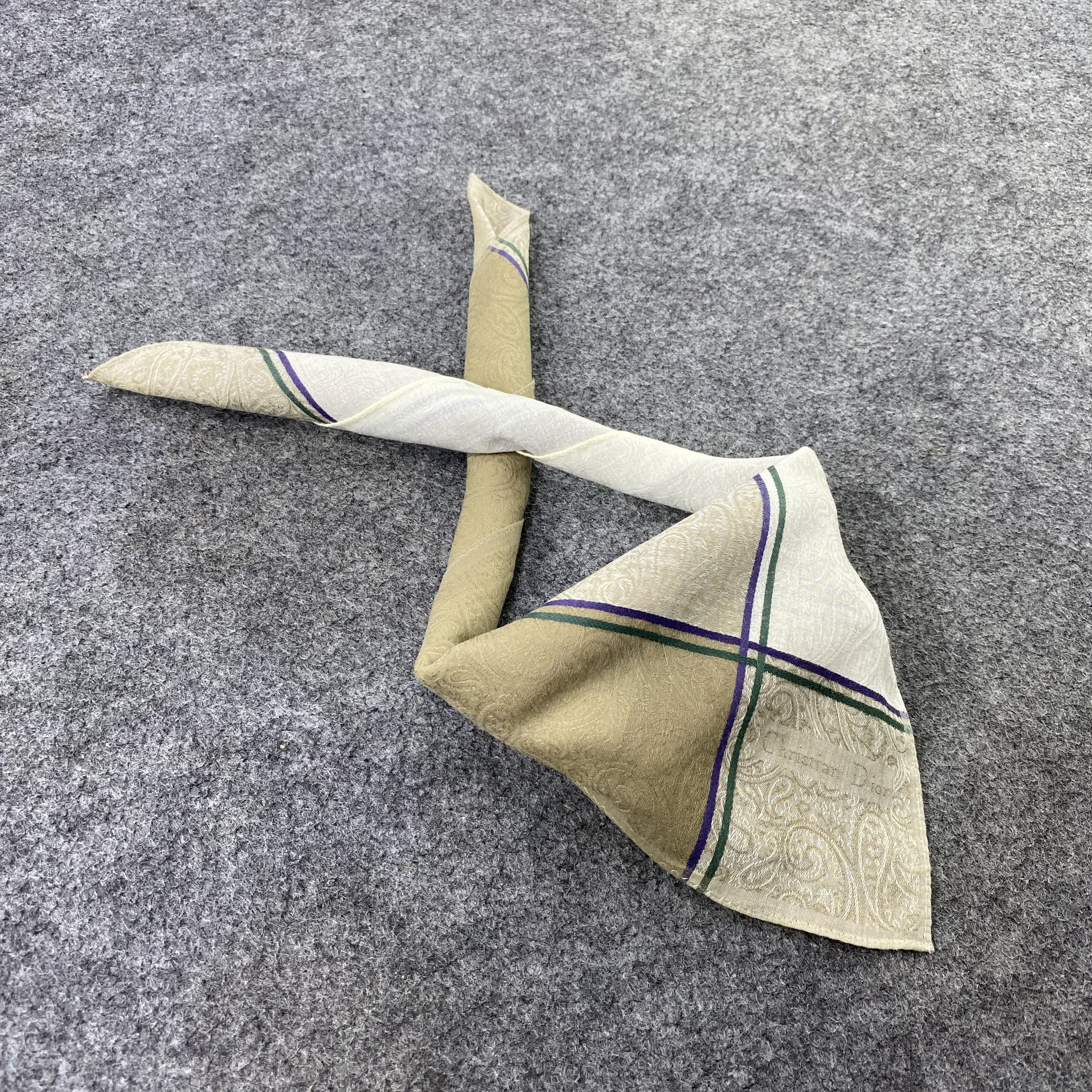 Designer Christian Dior Handkerchief / Bandana / Neckerchief-B1499 Size ONE SIZE - 1 Thumbnail
