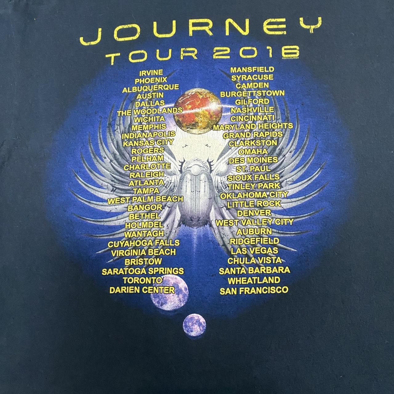 Gildan 2016 journey tour black tshirt Size US L / EU 52-54 / 3 - 5 Thumbnail