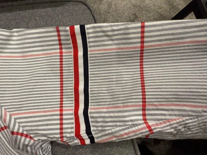 Thom Browne THOM BROWNE Check Twin Sleeves Shirt 2502-Nextarrow Size US L / EU 52-54 / 3 - 6 Thumbnail