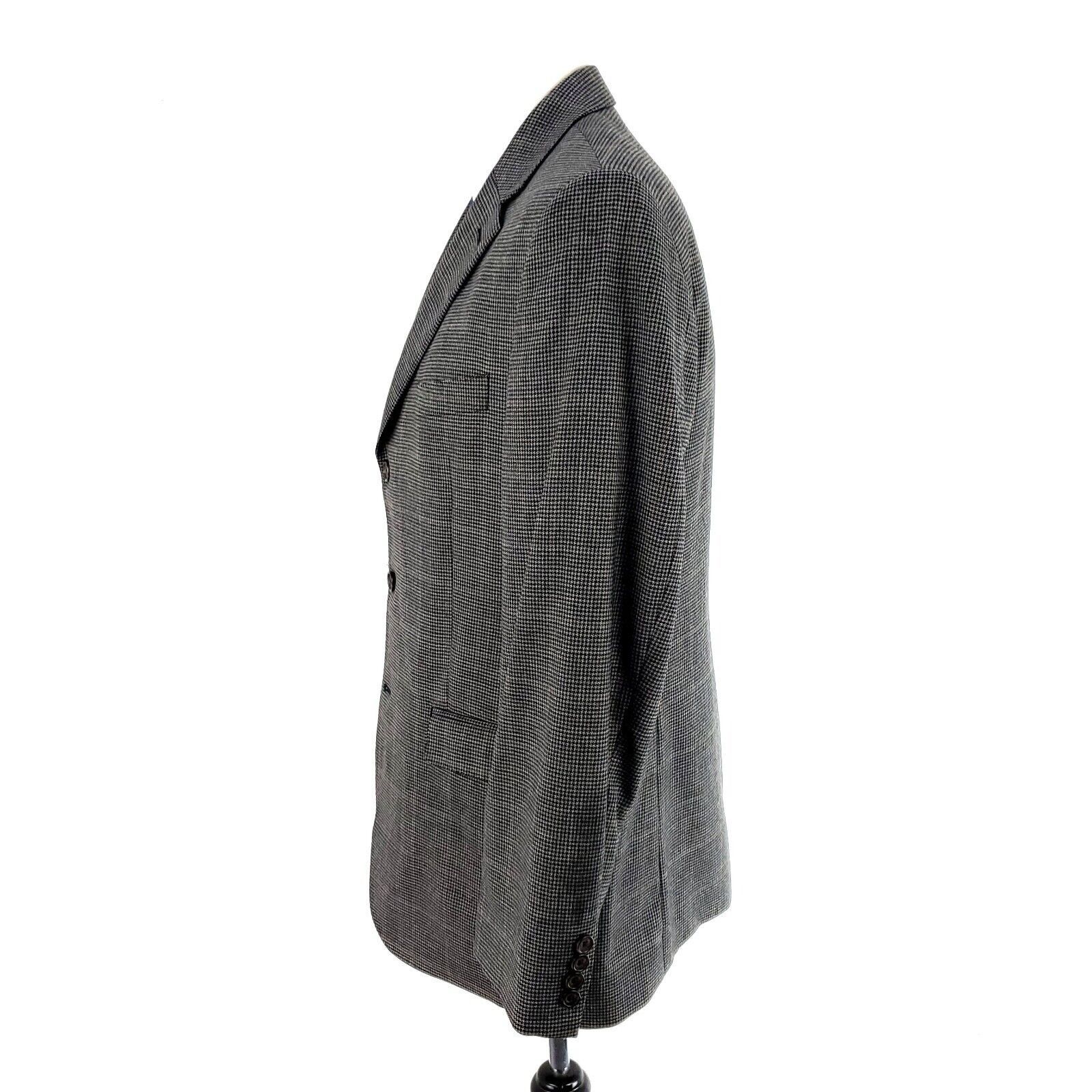 Lauren Ralph Lauren Lauren Ralph Lauren Wool 3 Button Sport Coat 38R Gray Hounds Size 38R - 5 Thumbnail