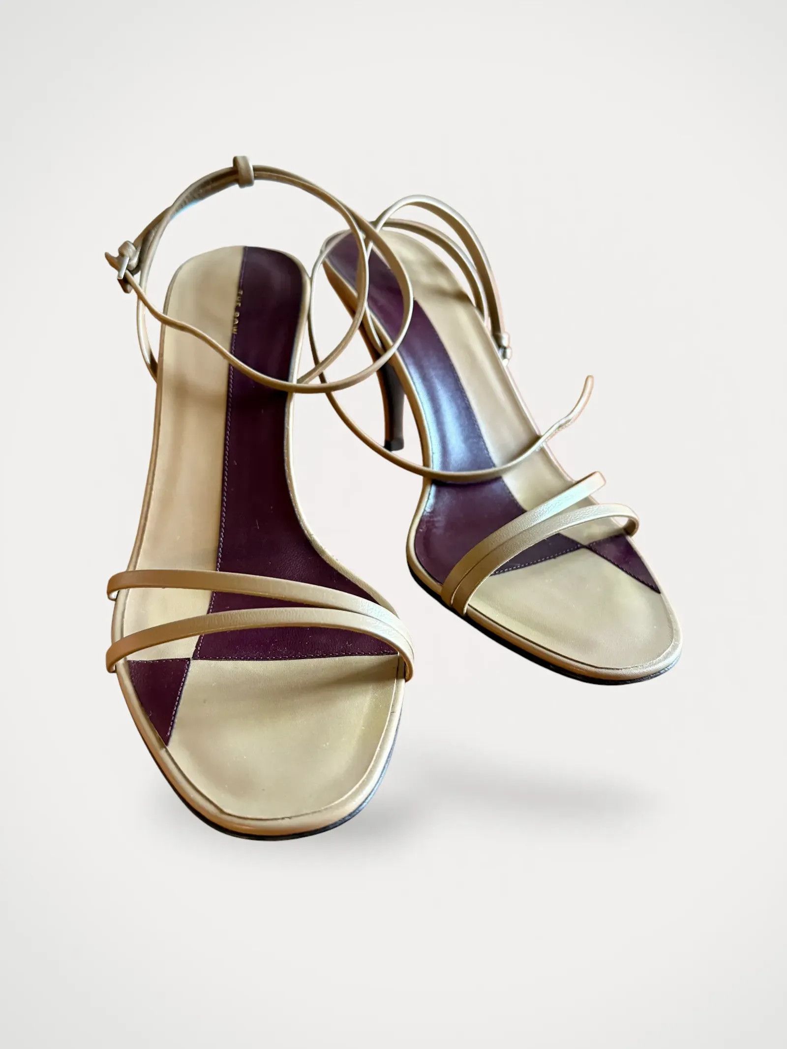 The Row The Row High Sandals Heel Shoes in Beige, Women's (Size 7)