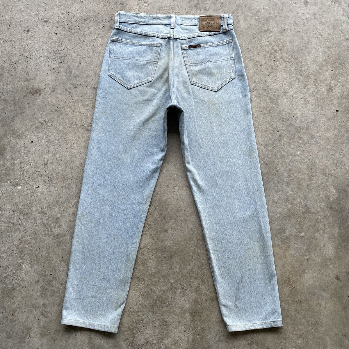 Japanese Brand Vintage Bobson Light wash Jeans Faded Denim Pants W32 Size US 32 / EU 48 - 14 Thumbnail