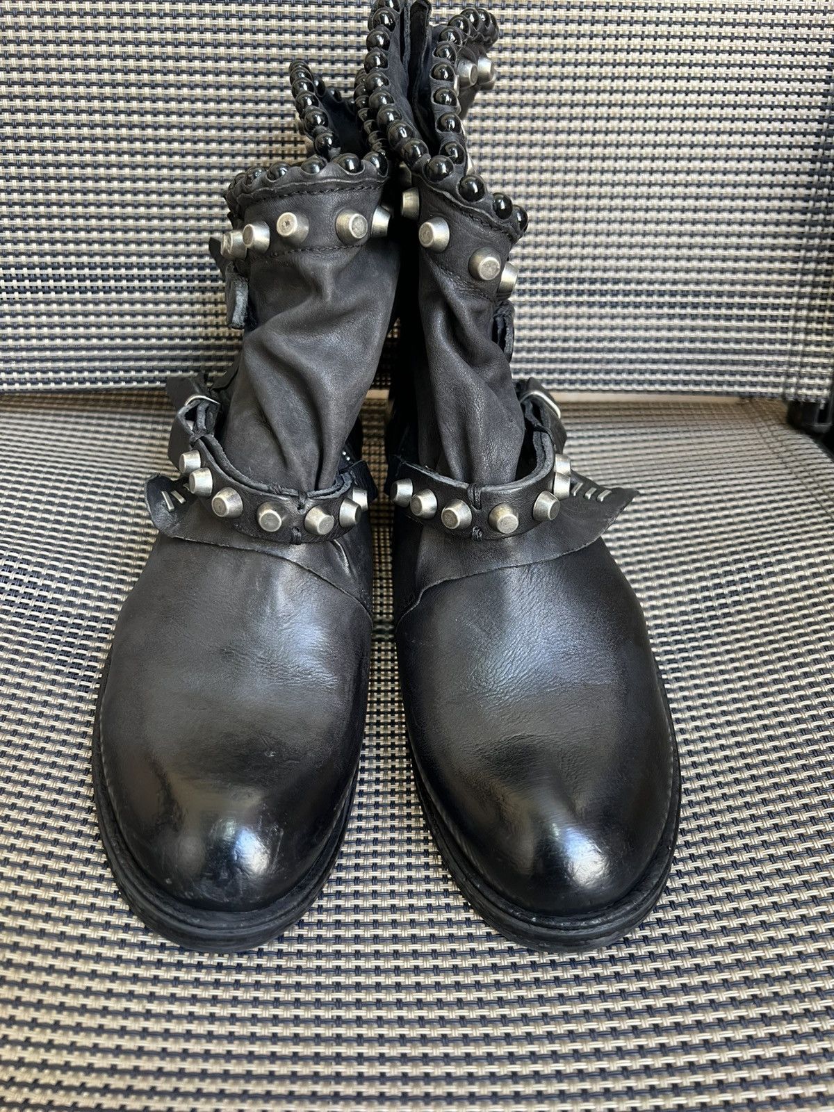 A.S.98 A.S.98 Vianne black studded boots Size US 5.5 / EU 38 - 2 Thumbnail