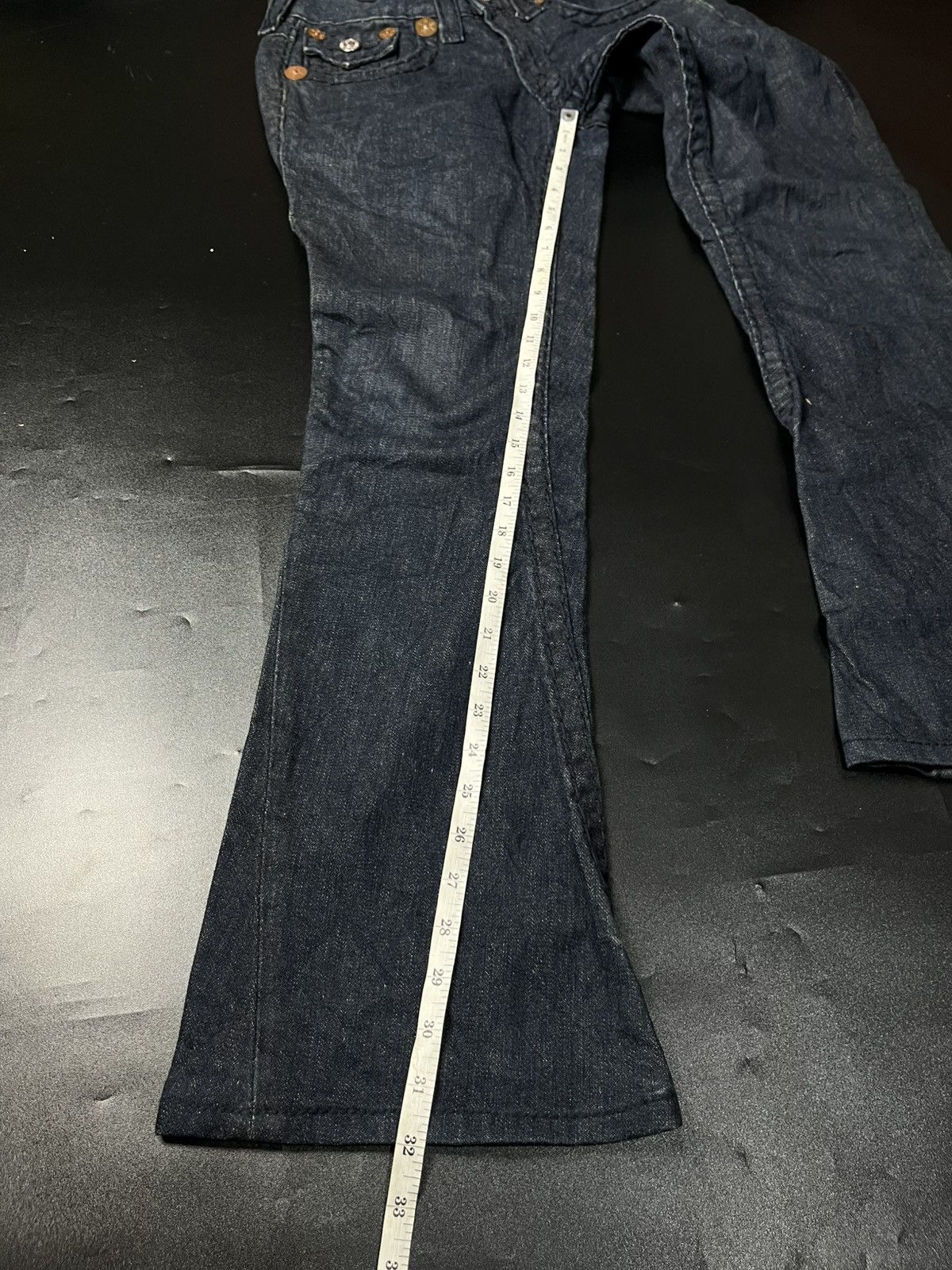 If Six Was Nine × Japanese Brand × Le Grande Bleu (L.G.B.) SUPER FLARE TRUE RELIGION SPIDER Style Size US 30 / EU 46 - 16 Thumbnail