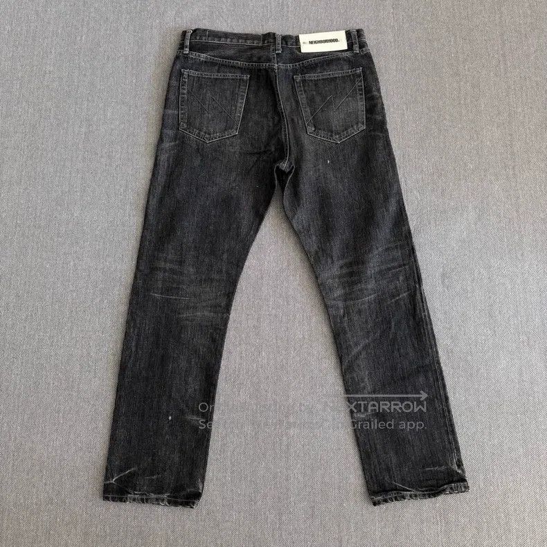 Other Neighborhood size L 23ss Basic Washed Denim Jeans Size US 27 - 3 Thumbnail