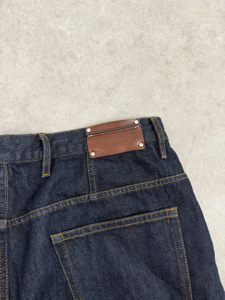 Dries Van Noten Dries Van Noten Navy Brut Denim Carpenter Jeans Size US 37 - 13 Thumbnail