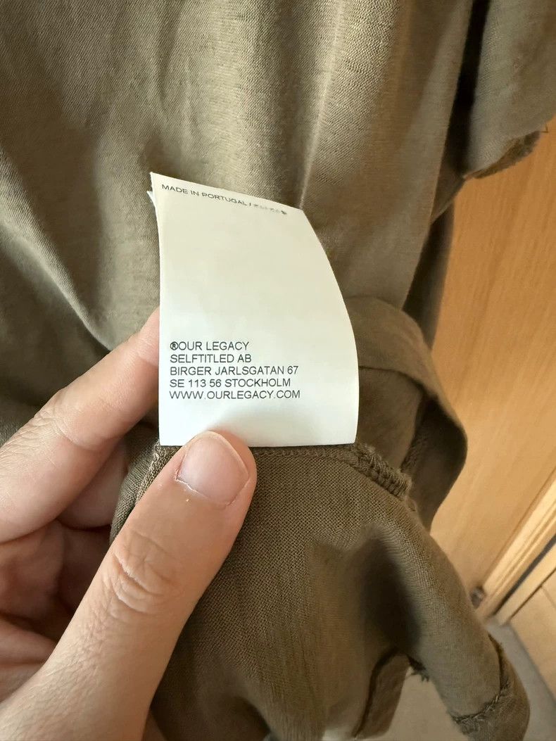 Our Legacy Our Legacy size46 Short sleeve T basic light thin style Size US S / EU 44-46 / 1 - 4 Thumbnail