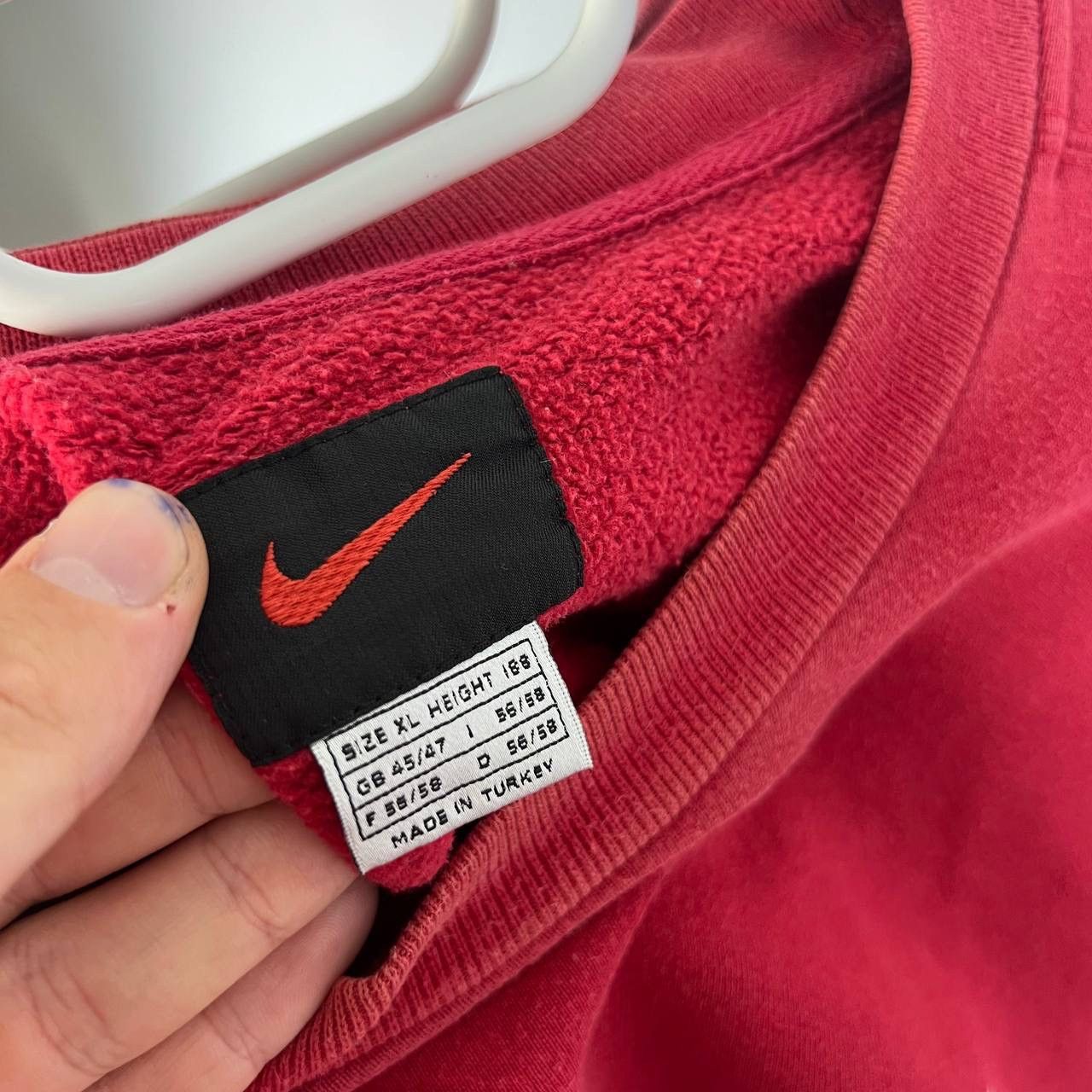 Nike Vintage Y2K Nike Big Swoosh Logo Oversized Sweatshirt Size US XL / EU 56 / 4 - 4 Thumbnail