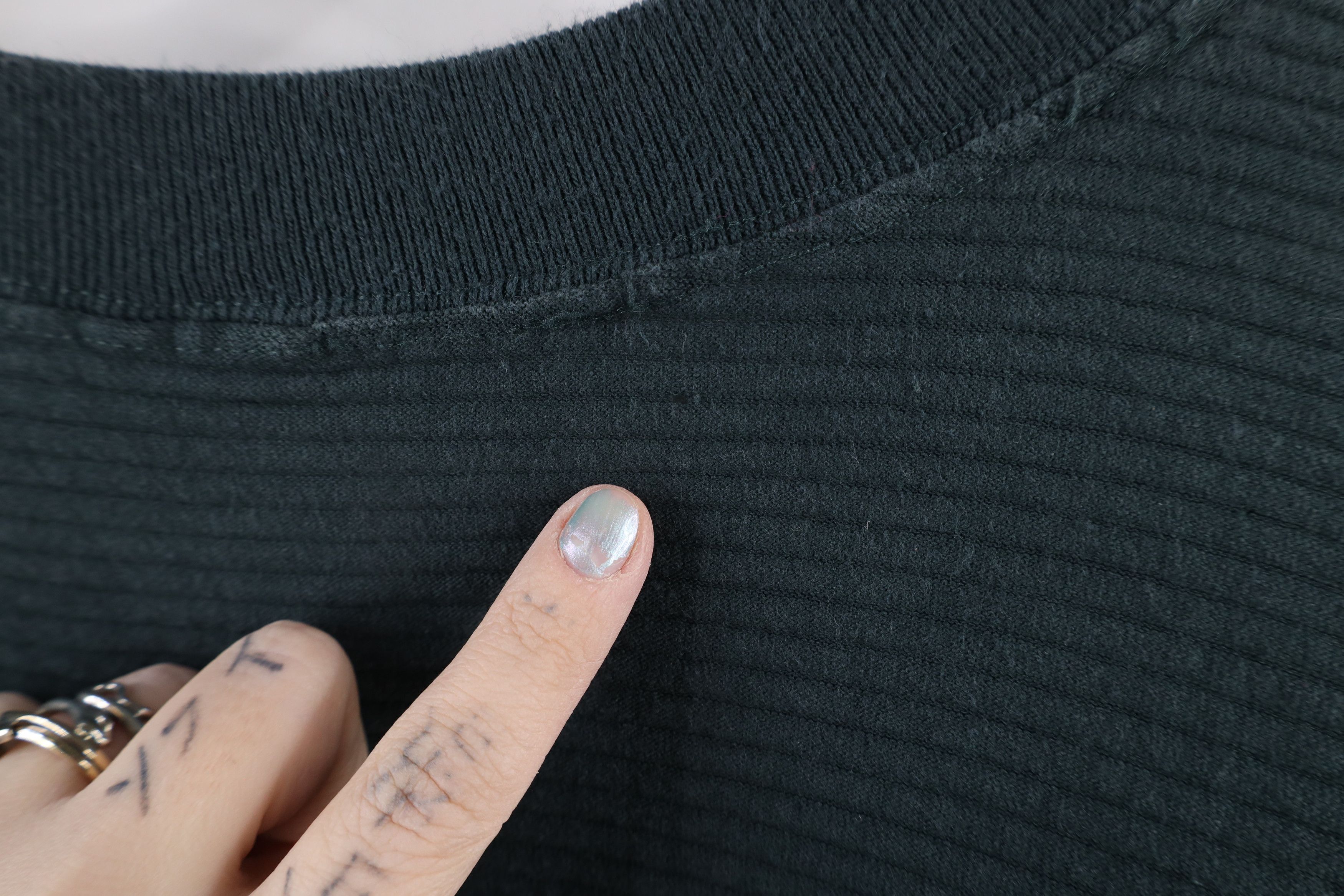 Vintage Vintage 90s Streetwear Heavyweight Long Sleeve T-Shirt Size US XXL / EU 58 / 5 - 6 Thumbnail
