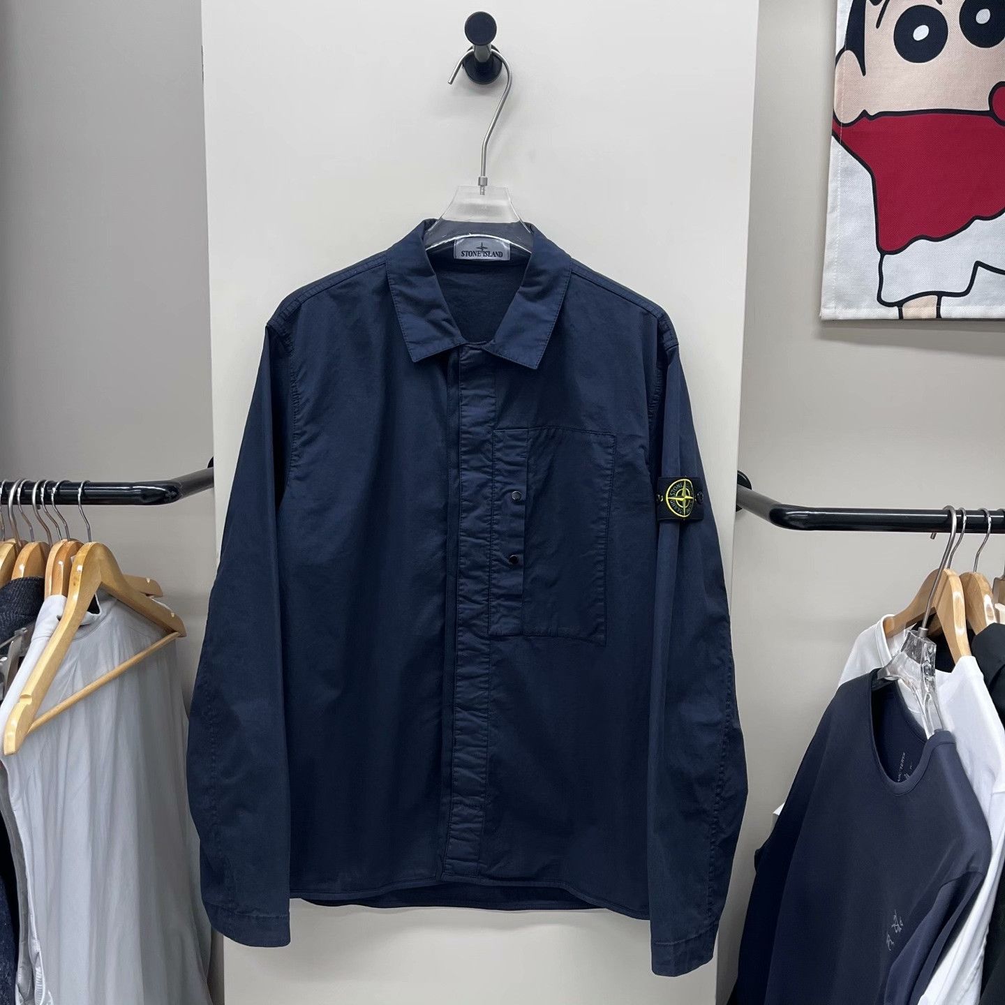 Stone Island Stone Island Washed Light Jacket XL Men Size US XL / EU 56 / 4 - 1 Thumbnail