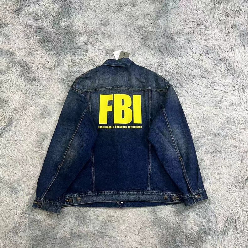 Balenciaga Balenciaga Denim Jacket Size US S / EU 44-46 / 1 - 5 Thumbnail