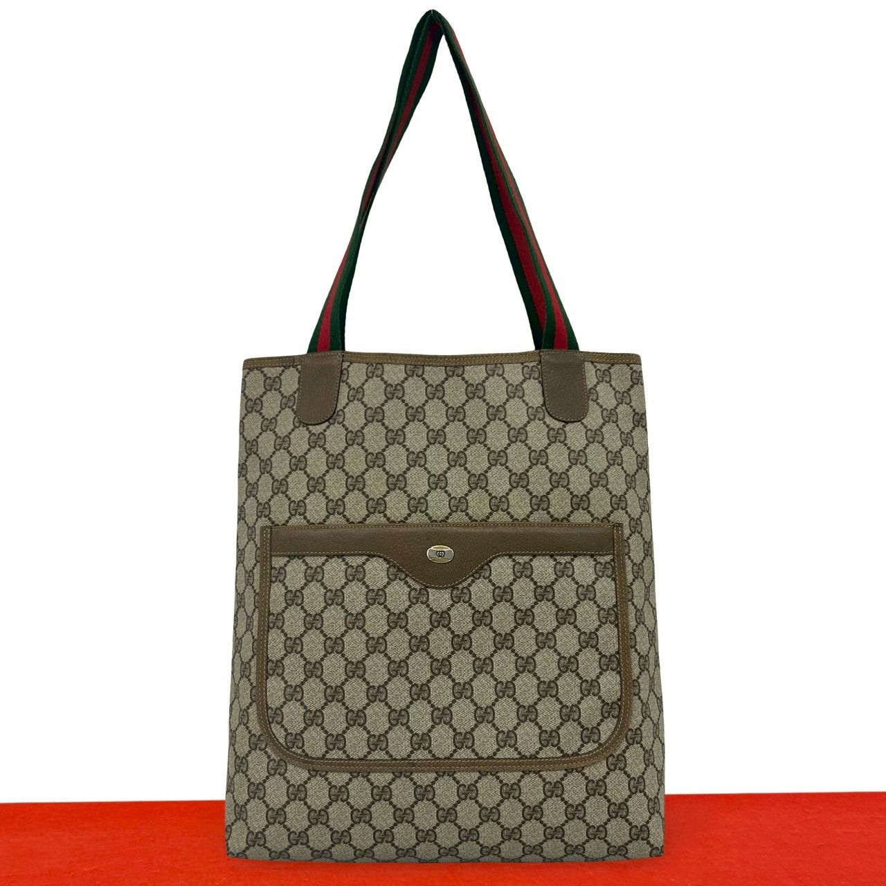 Gucci Gucci Gucci GG PVC Leather Tote Bag Leather Tote Bag DUTY FREE for USA Size ONE SIZE - 1 Thumbnail