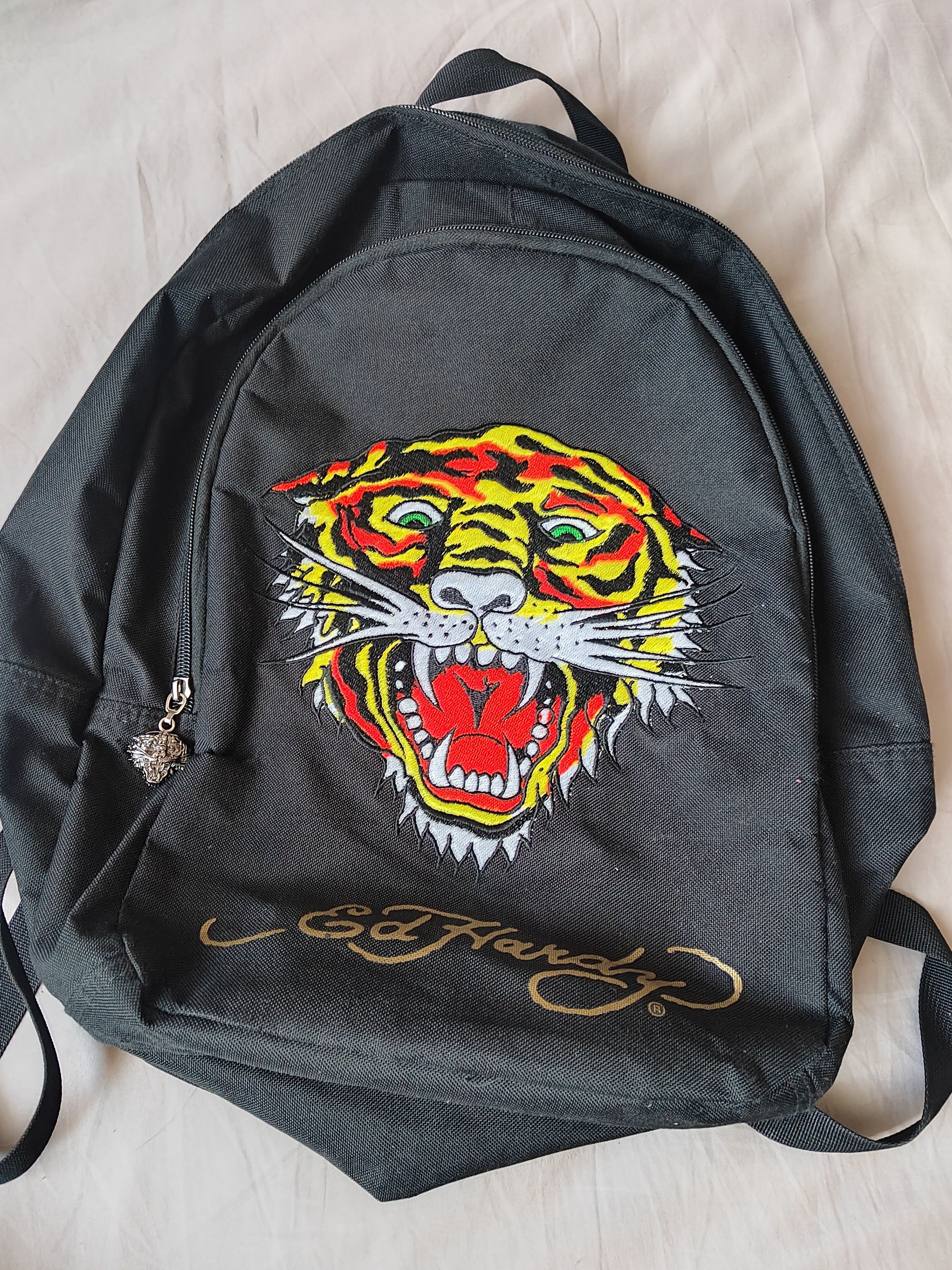 Ed Hardy × Vintage Ed Hardy vintage tiger big logo shoulder bag