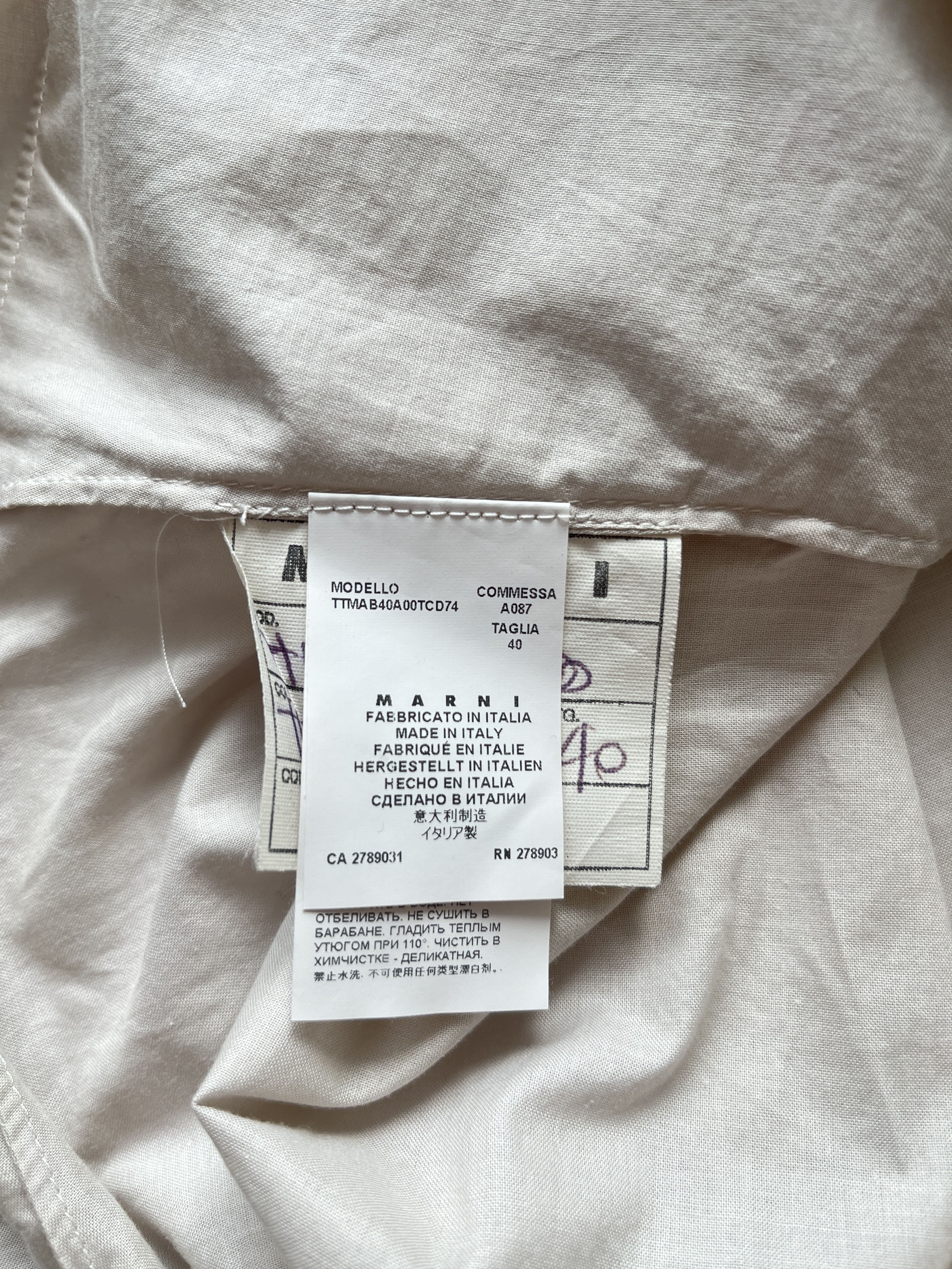 Marni ⚡️QUICK SALE⚡️ Marni Sample Beige Asymmetric Tank Top Size M / US 6-8 / IT 42-44 - 4 Thumbnail