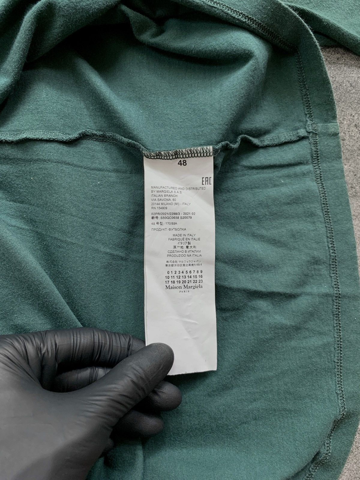 Maison Margiela FREE TAX! Name Tag Logo tee Size US M / EU 48-50 / 2 - 9 Thumbnail
