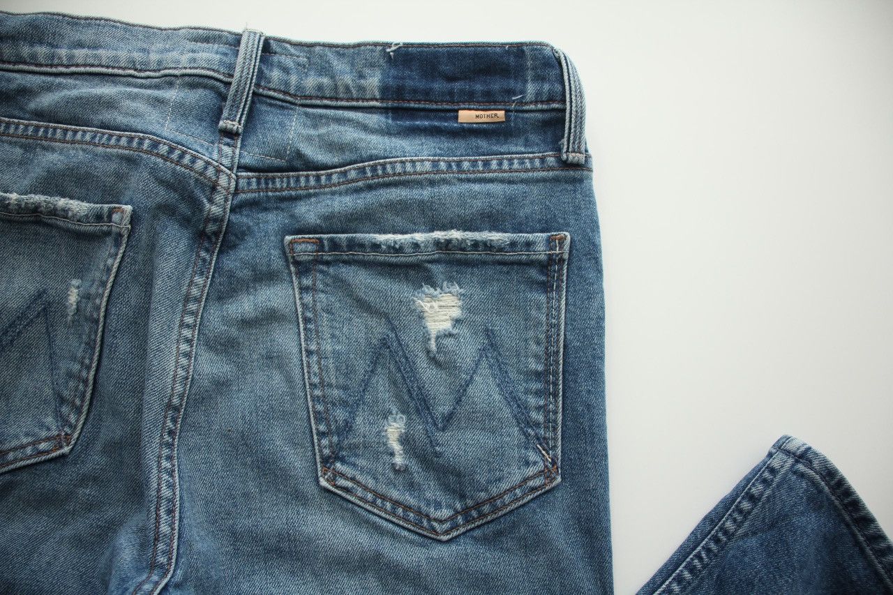 MOTHER Mother Denim High Waisted Rider Ankle 28 Size 28" / US 6 / IT 42 - 8 Thumbnail