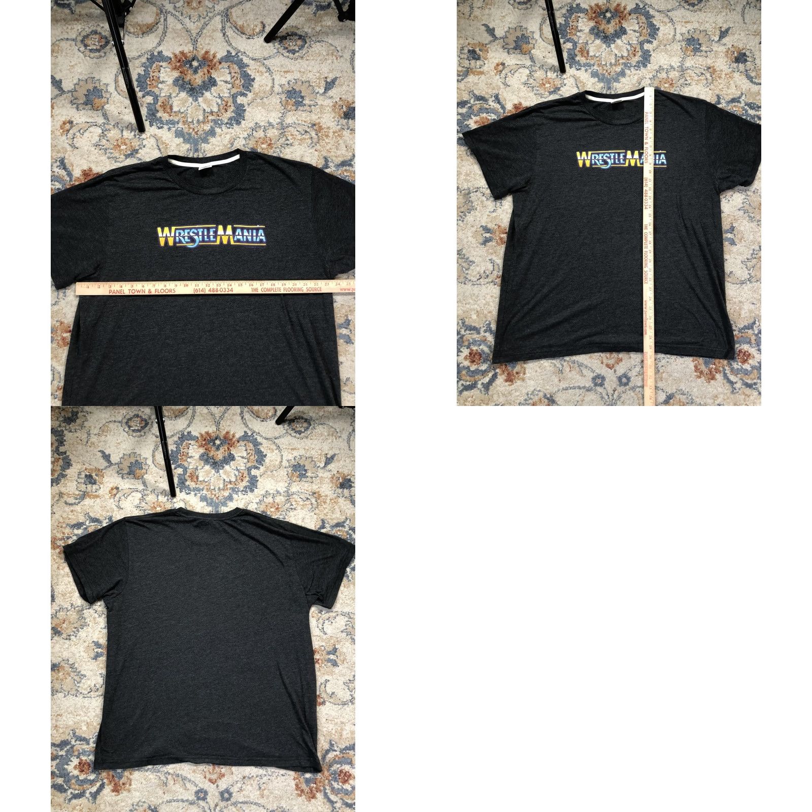 Vintage Homage WrestleMania Shirt Mens 2XL Gray WWE Graphic Tee Crewneck Short Sleeve Vintage: No Size US XXL / EU 58 / 5 - 8 Thumbnail