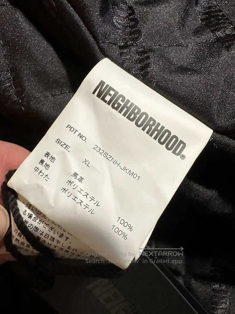 Neighborhood Neighborhood Horsehide Leather Biker Jacket Short Size US XL / EU 56 / 4 - 7 Thumbnail