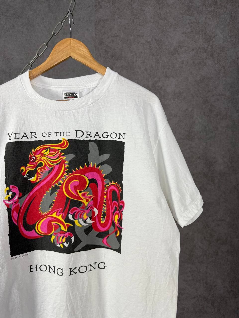 Tultex Year of the Dragon 1994 tultex vintage tee Size US L / EU 52-54 / 3 - 3 Thumbnail