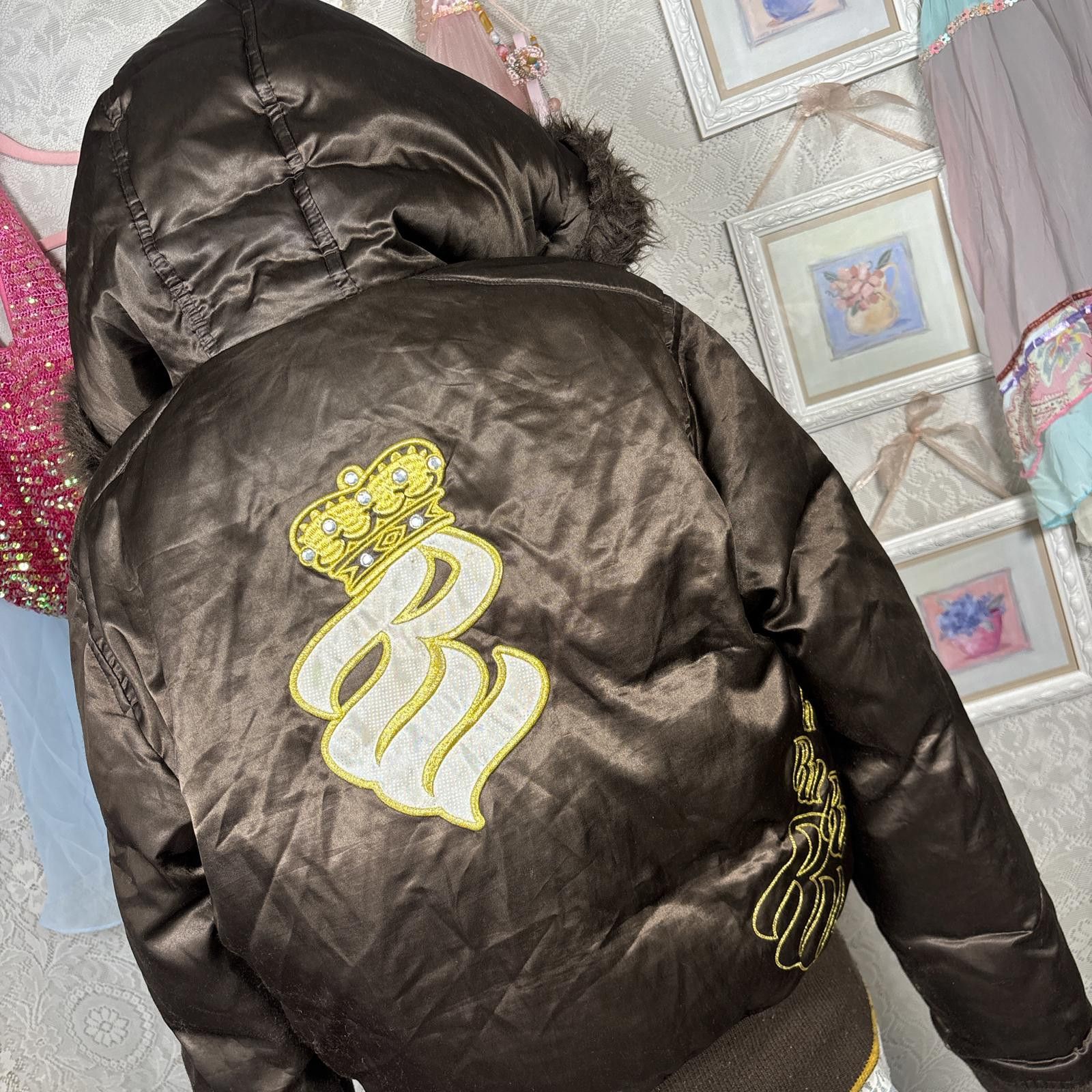 Rocawear y2k roca wear fur puffer jacket Size L / US 10 / IT 46 - 5 Thumbnail