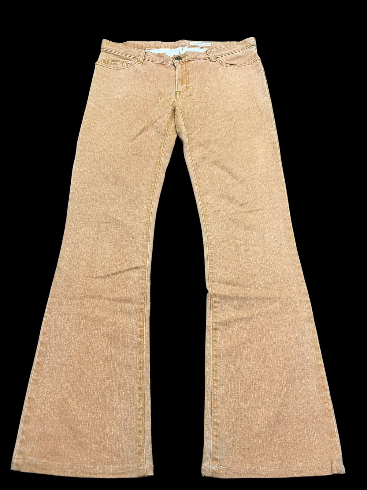 Norma Kamali Norma Kamali FLARE Denim Jeans Size 32" / US 10 / IT 46 - 1 Thumbnail