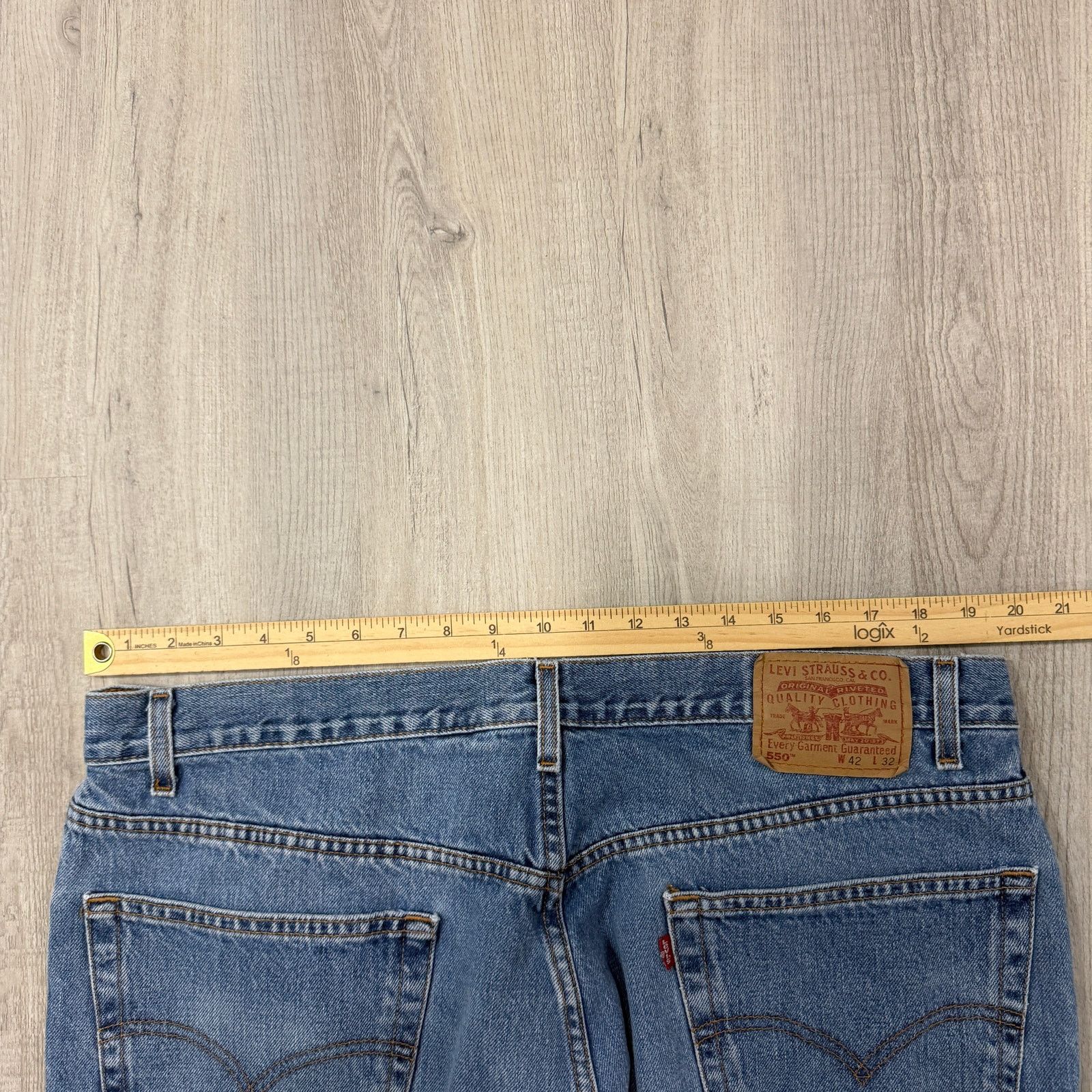 Levi's Vintage Levis 505 Regular Fit Straight Leg Jeans Men's 42x32 Size US 42 / EU 58 - 10 Thumbnail