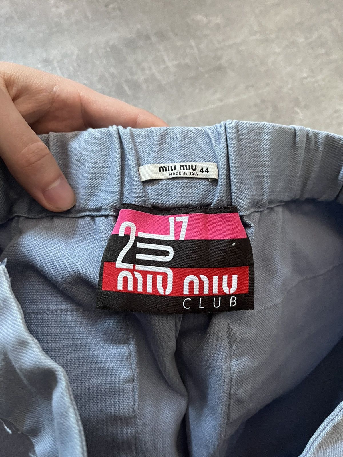 Miu Miu Miu Miu 2017 jeans grey blue women pants Size 30" / US 8 / IT 44 - 14 Thumbnail