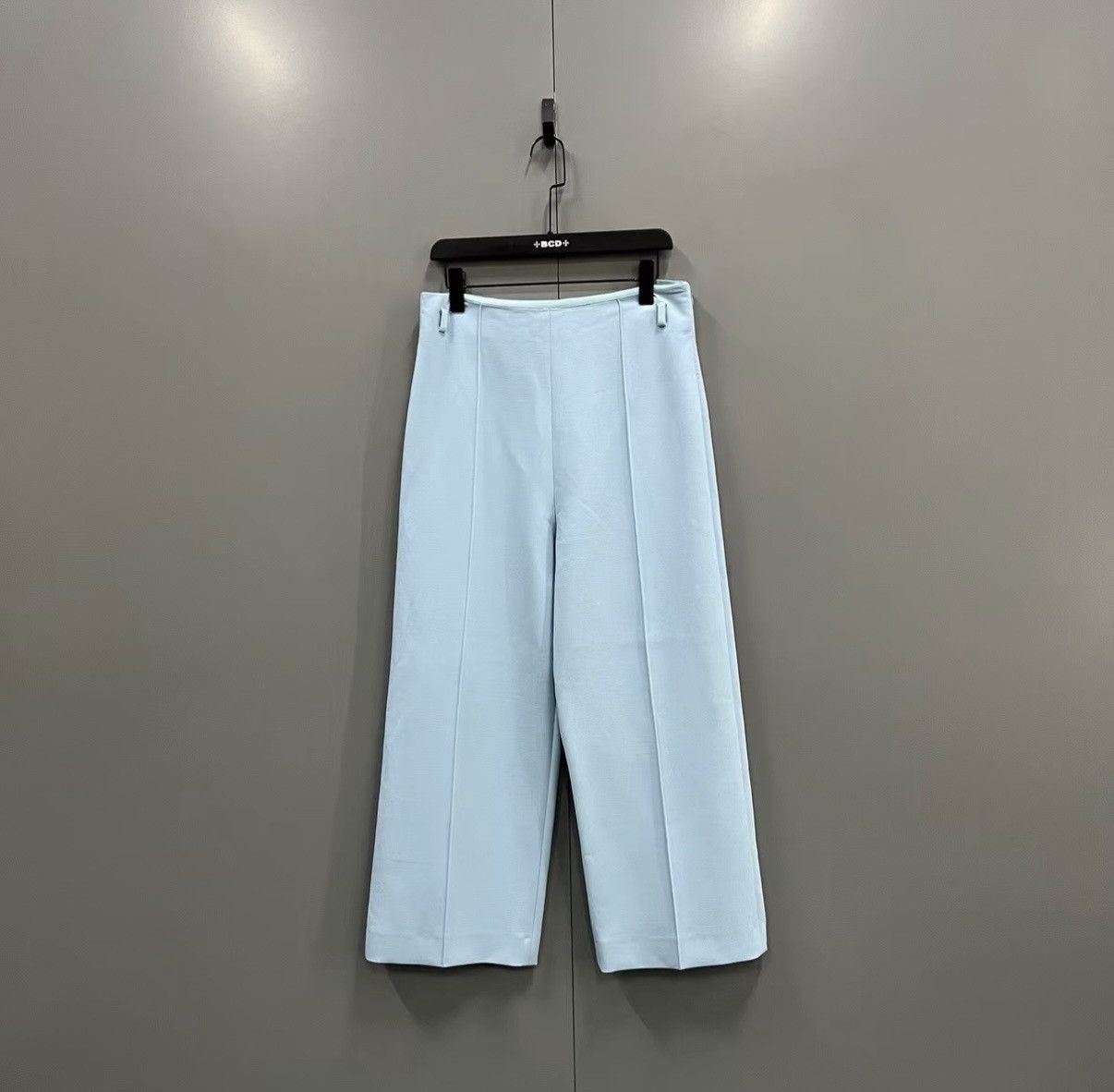 Hermes Hermès Light Blue Wide-Leg Pants J41 Size 28" / US 6 / IT 42 - 1 Thumbnail