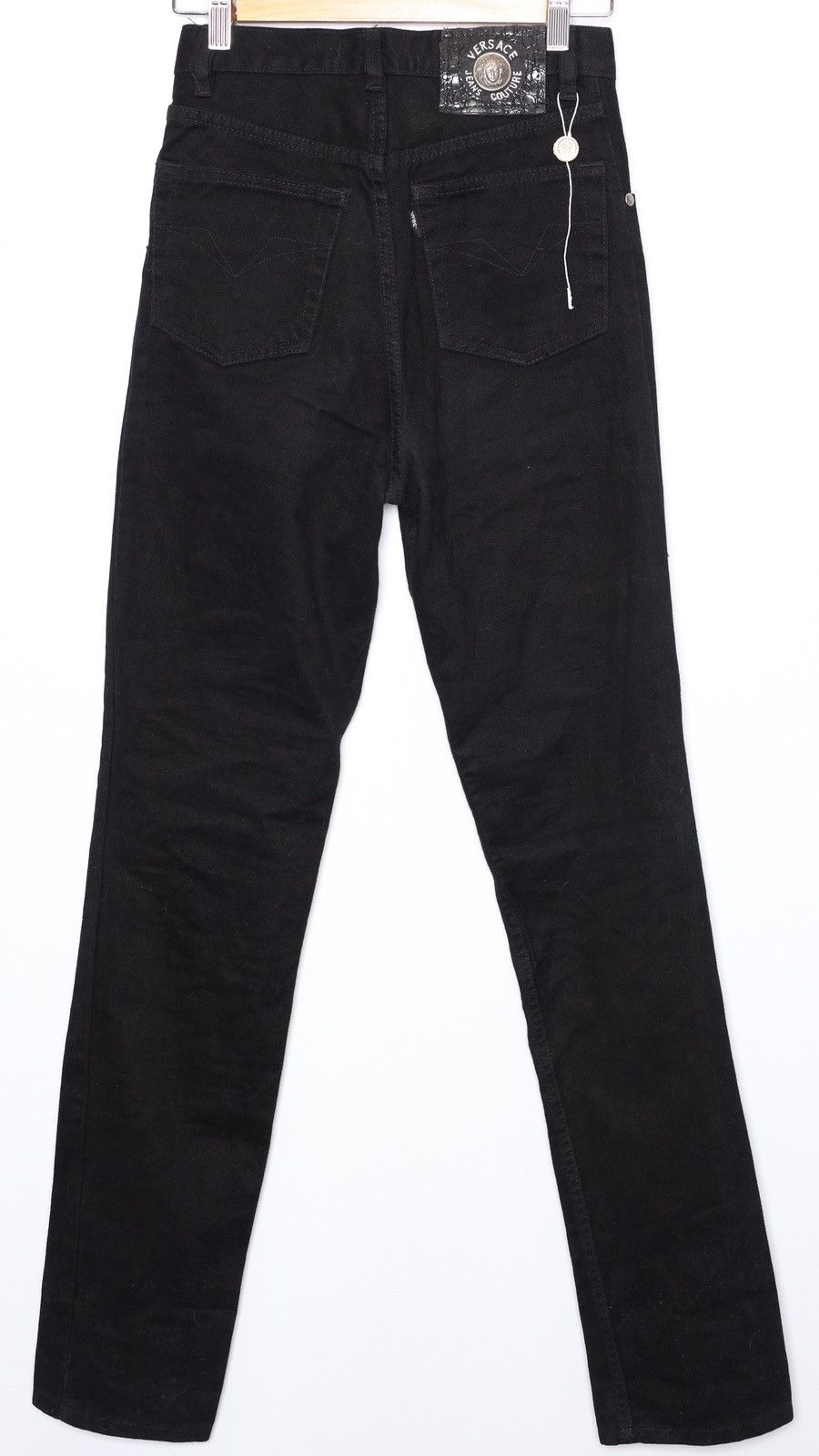 Versace Jeans Couture Versace Jeans Couture Vintage Black Denim Jeans Skinny Pants Size 27" / US 4 / IT 40 - 7 Thumbnail