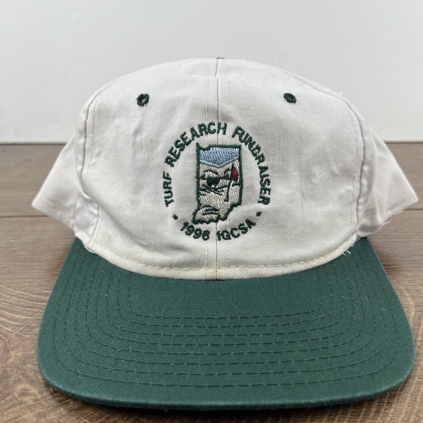 Other Turf Research Fundraiser Hat IGCSA White Adjustable Hat Whit Size ONE SIZE - 5 Thumbnail