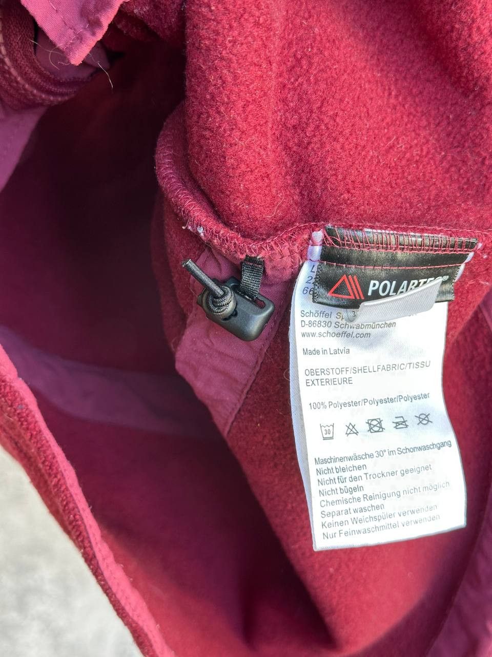Other Schoffel Lyndon II Fleece Gilet in Claret Full Zip Vest Red Size S / US 4 / IT 40 - 13 Thumbnail