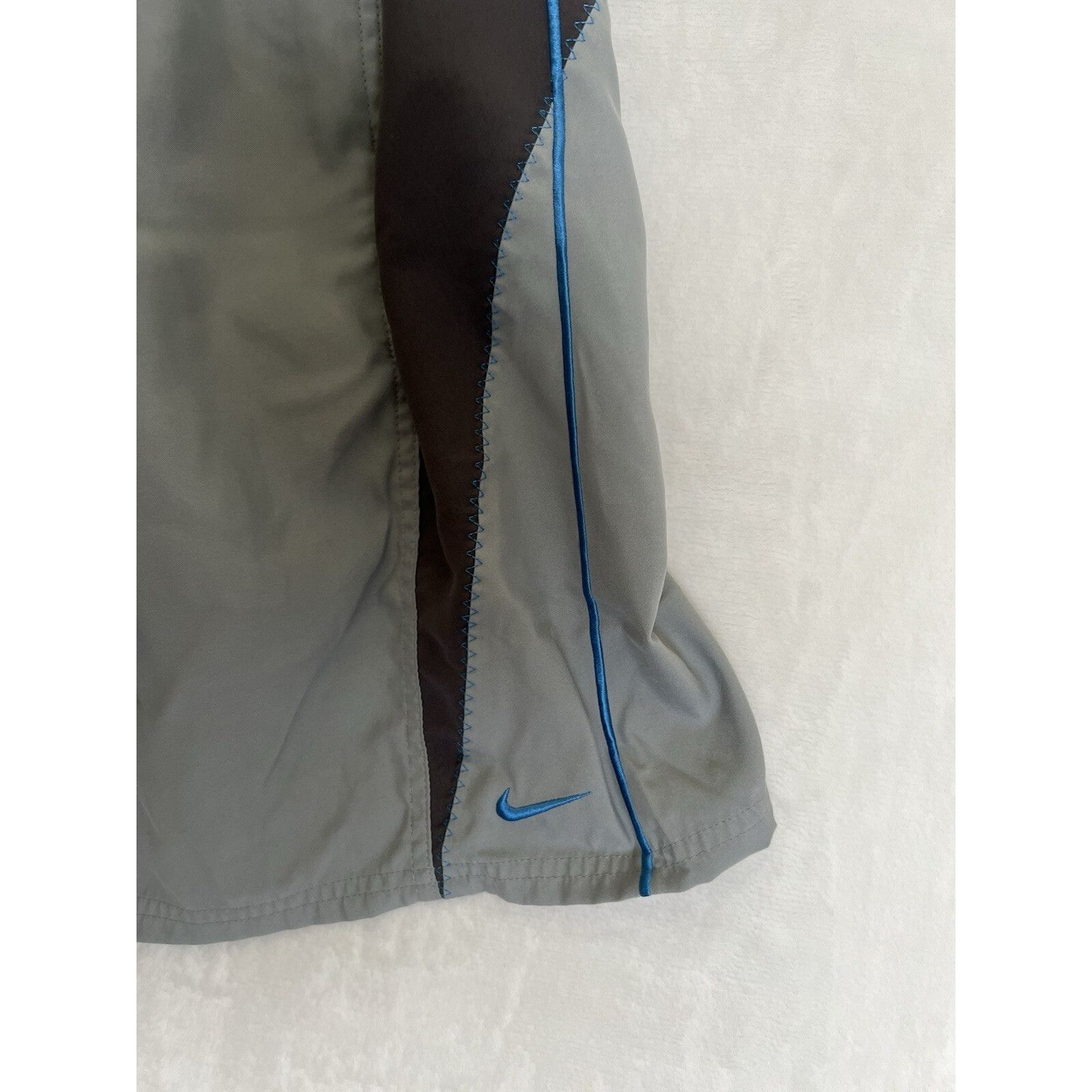 Nike Vintage Nike Swim Trunk Shorts Size Large Gray Blue Y2K Surf Size US 34 / EU 50 - 3 Thumbnail