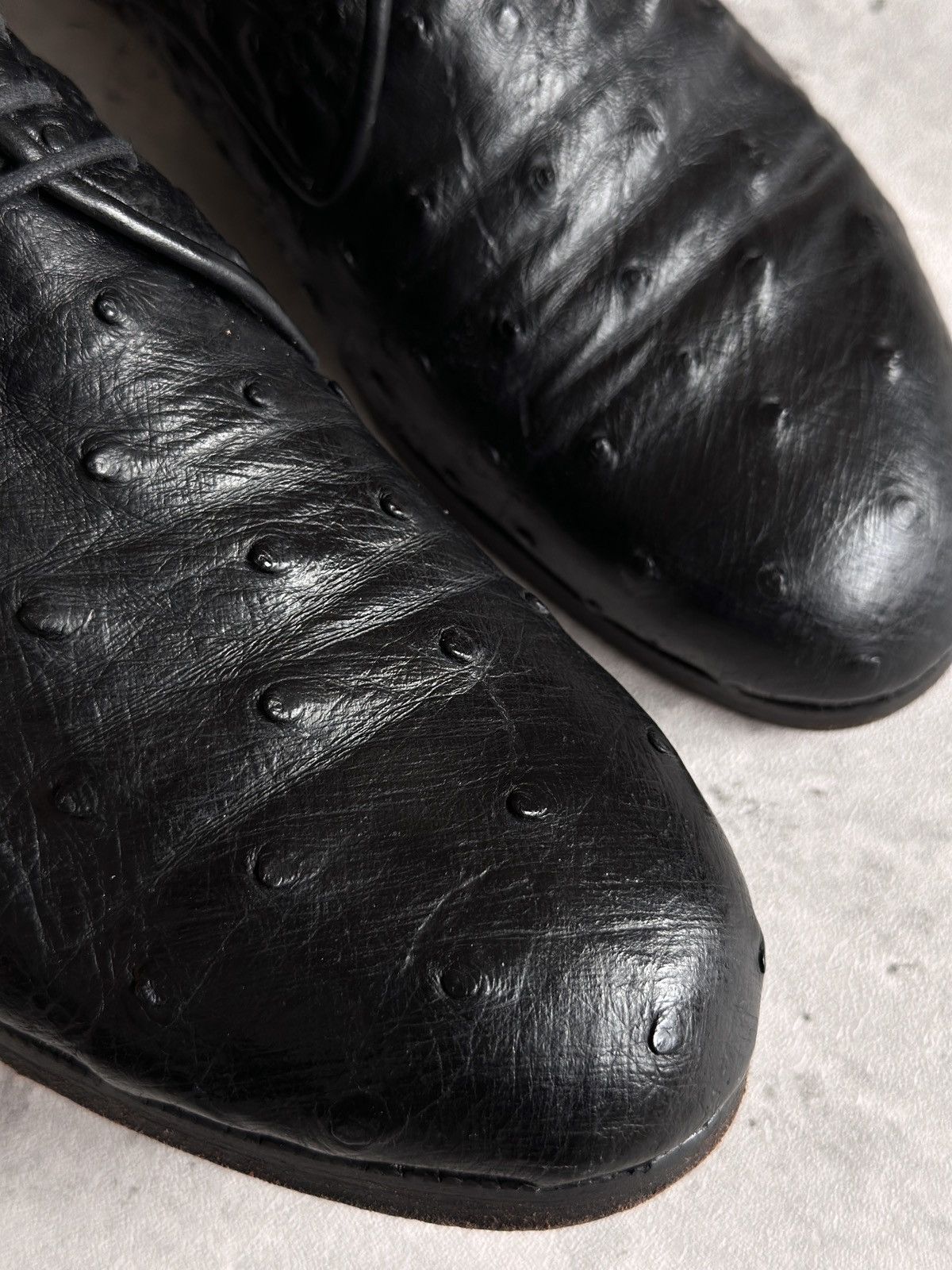 Other 1960-1970s AUSTRIAN HANDMADE OSTRICH LEATHER DERBY Size US 9 / EU 42 - 8 Thumbnail