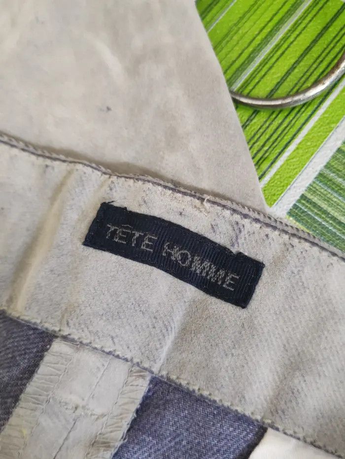 Tete Homme DL Tete Homme Gray Multipocket Cargo Pants #46-080 Size US 34 / EU 50 - 8 Thumbnail