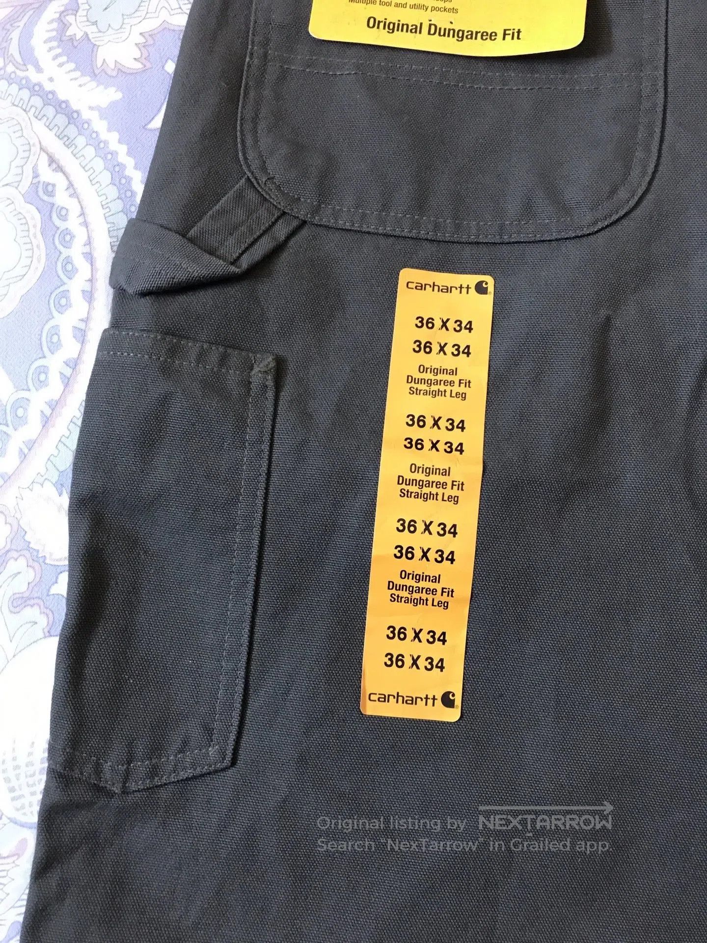 Carhartt Carhartt B11 MOS Work Pants W36L34. Size US 36 / EU 52 - 8 Thumbnail