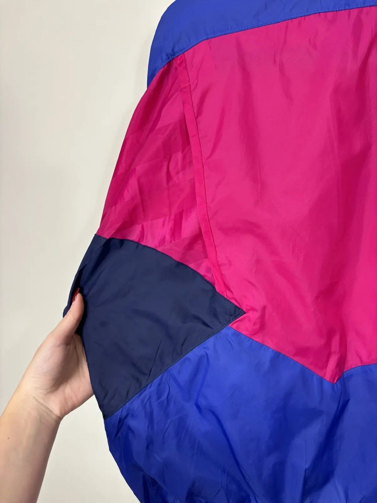 Nike × Vintage Vintage 90s Nike Y2K Full Zip Retro Nylon Track Jacket Size US M / EU 48-50 / 2 - 14 Thumbnail