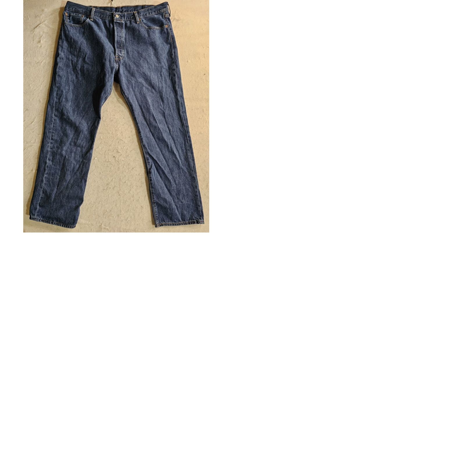 Levi's VINTAGE Levi Levi's 501 XX Button-Fly Jeans Dark Wash Denim Cotton Y2K Mens Size 40x30 Jeans Mens 40x30 Blue Regular Distressed 5-Pocket USA 501 Model Size US 40 / EU 56 - 9 Thumbnail