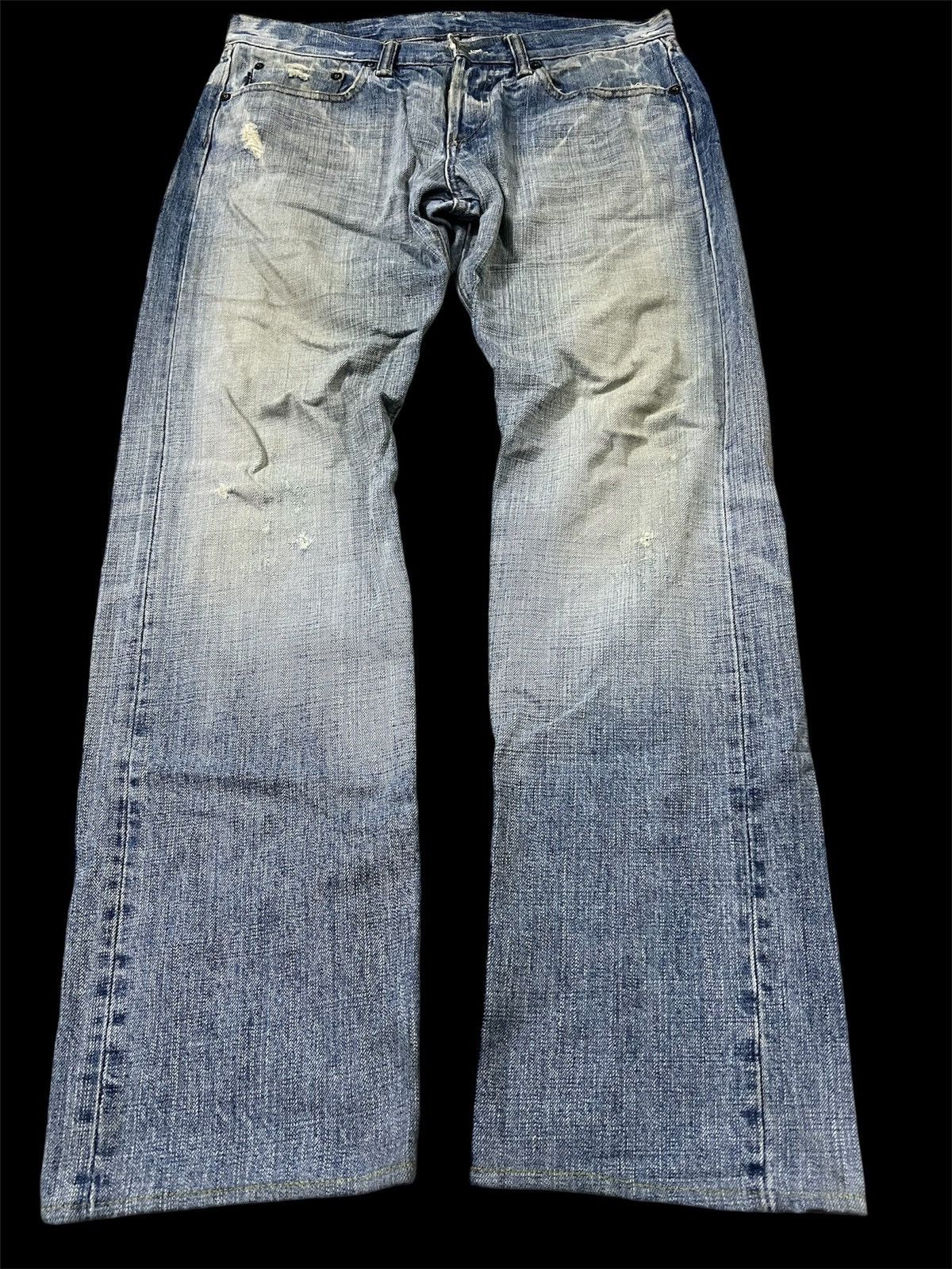 Eternal × If Six Was Nine Vintage Eternal Mud Wash Distressed Jeans Nice Faded Size US 32 / EU 48 - 1 Thumbnail