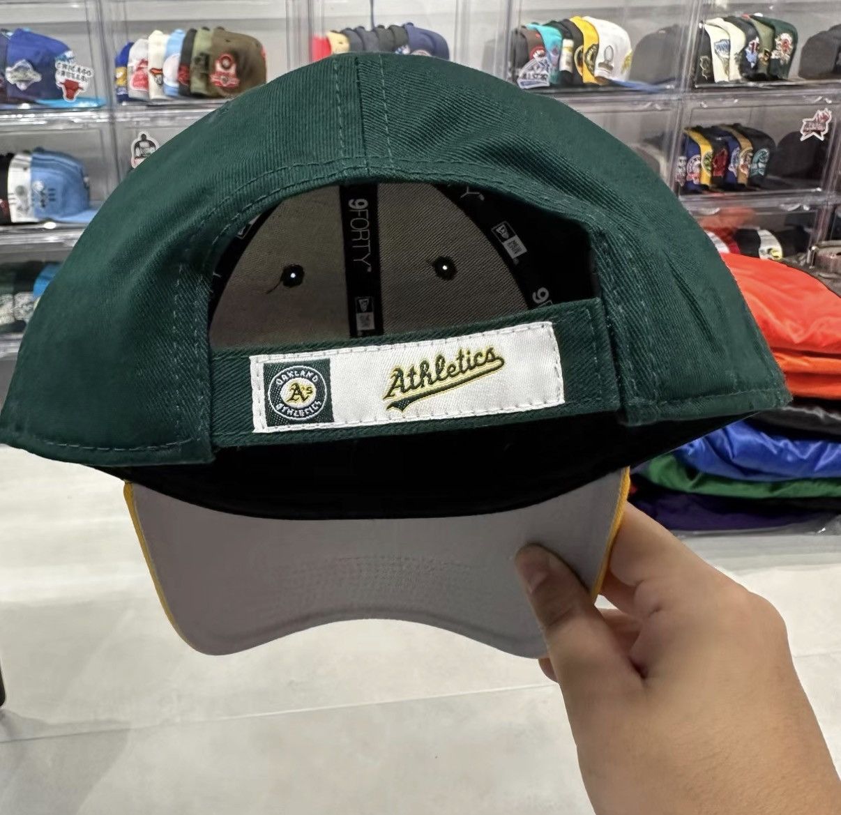 New Era New Era MLB Oakland Athletics Curved Brim Baseball Cap J32 Size ONE SIZE - 3 Thumbnail
