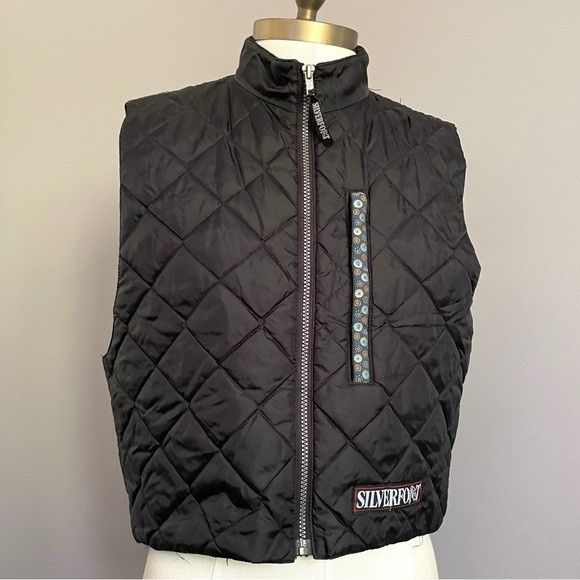 Handmade Silverfoot Black Quilted Vest - handmade in Squamish BC 🇨🇦 Size S / US 4 / IT 40 - 15 Thumbnail