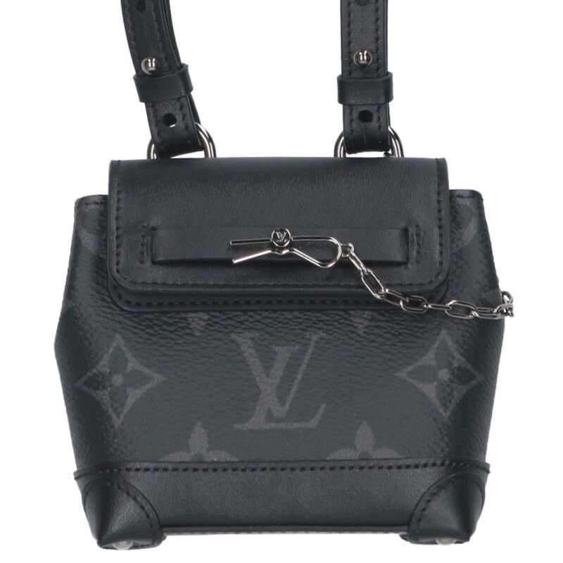 Louis Vuitton Louis Vuitton Monogram Eclipse Pouch Black Size ONE SIZE - 1 Thumbnail