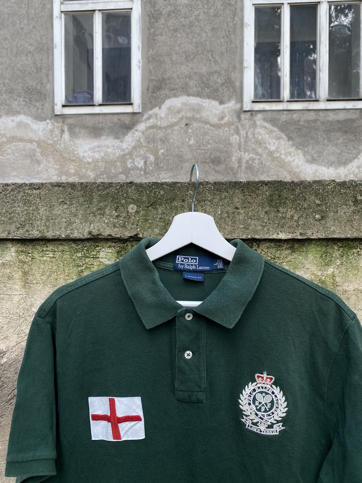 Other Polo Ralph Lauren England Embroidered Logo Y2K Polo T-Shirt Size US L / EU 52-54 / 3 - 2 Thumbnail