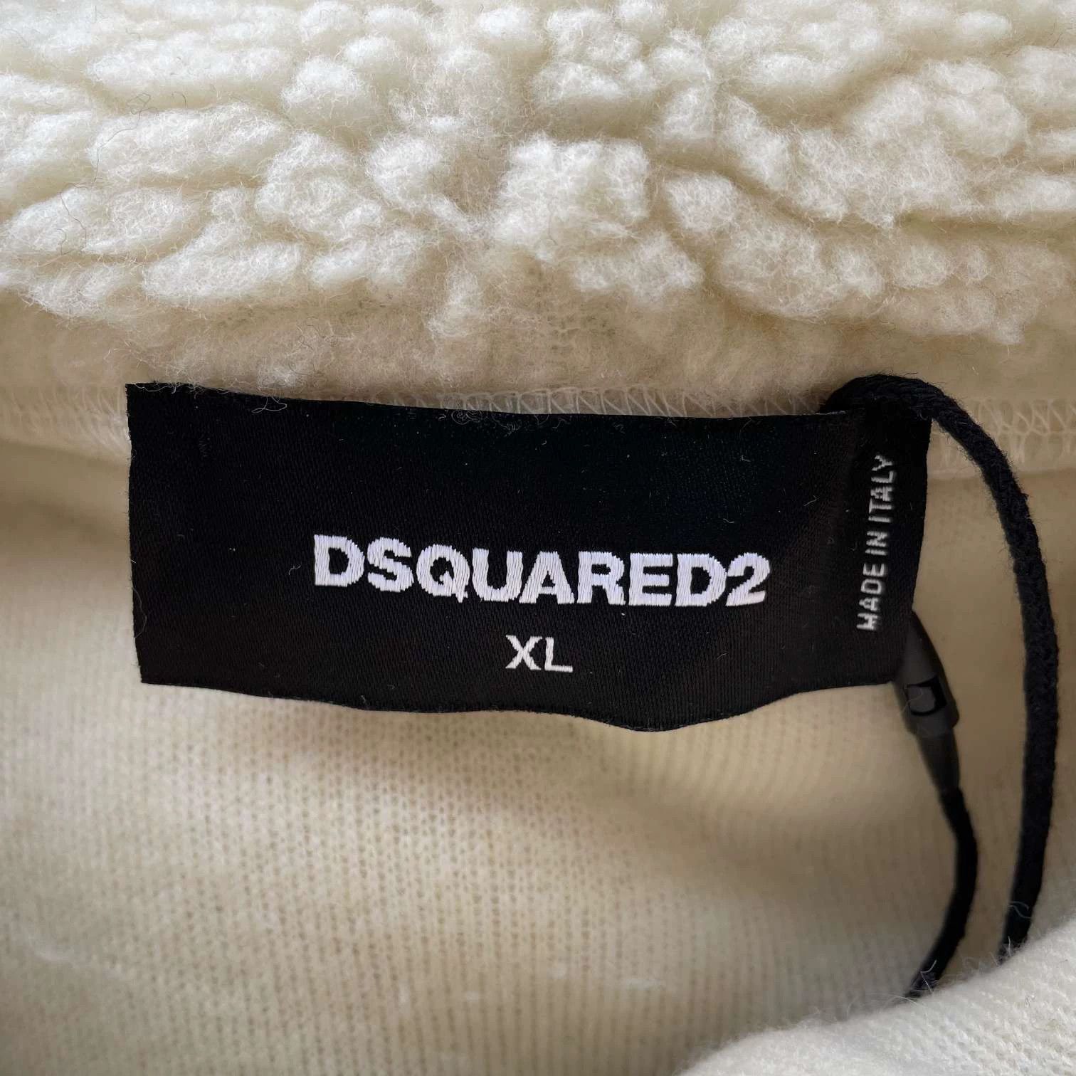 Dsquared2 DSQUARED2 D2 Lamb Wool Hoodie XL 99 New Rare Size XL / US 12-14 / IT 48-50 - 4 Thumbnail