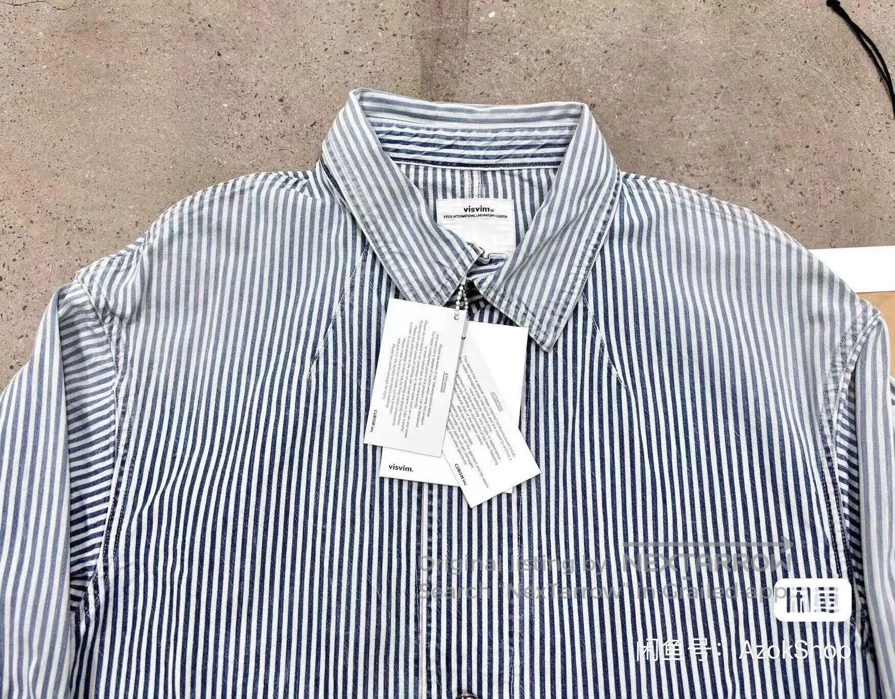 Visvim Visvim Coverall Hickory Dry Striped Jacket. Size US S / EU 44-46 / 1 - 4 Thumbnail