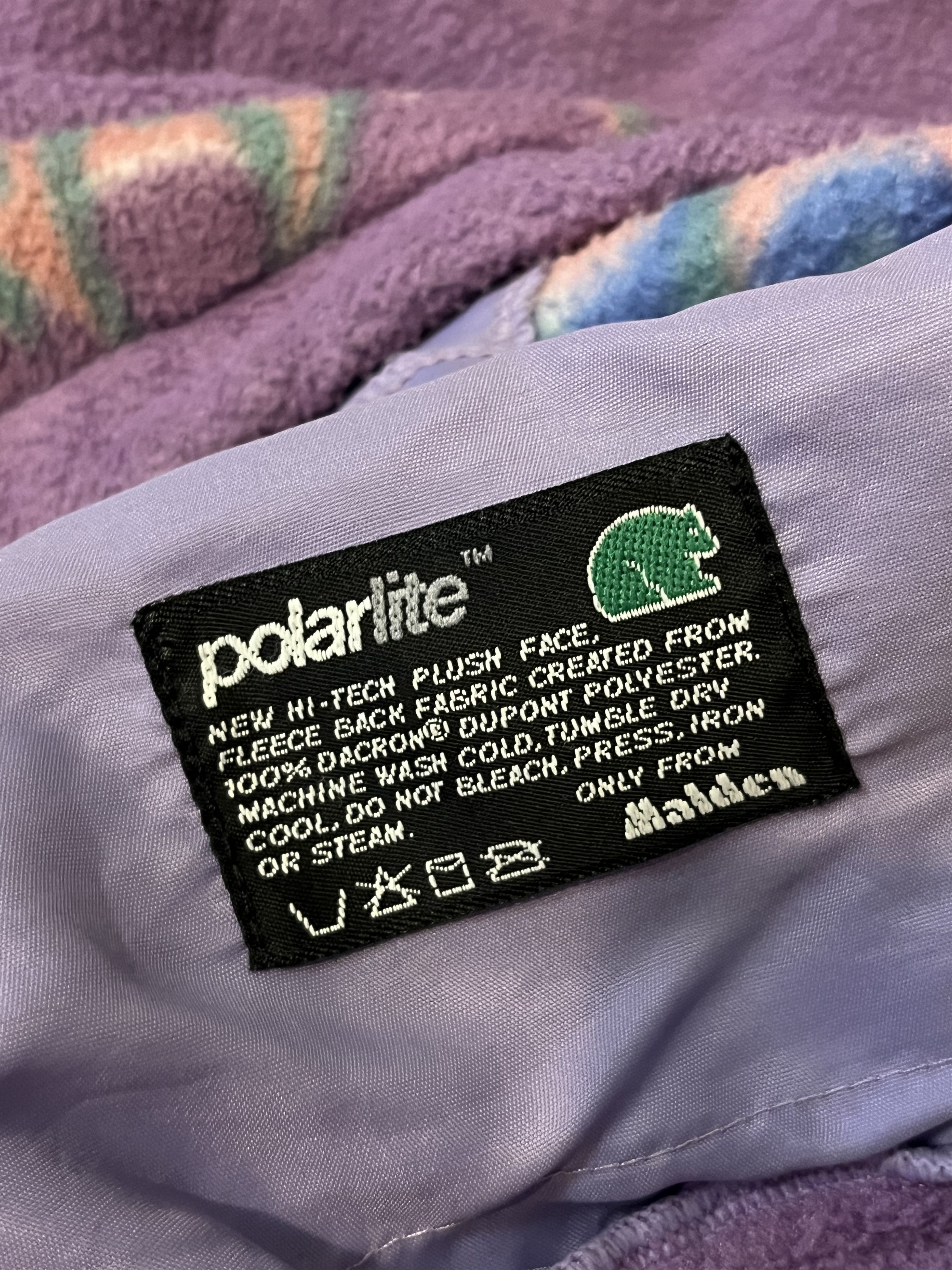 Other 90s Salewa Colorful Synchilla Fleece Jacket Made In Itally Size US XL / EU 56 / 4 - 8 Thumbnail